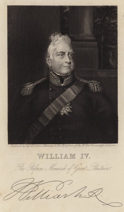 King William IV by English School