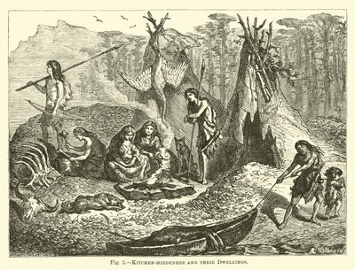 Kitchen-middeners and their Dwellings by English School