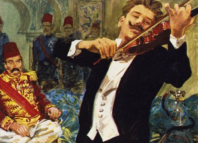 Kreisler went on holiday to Constantinople and was asked to play before the Sultan Abd-el-Hamid II by English School