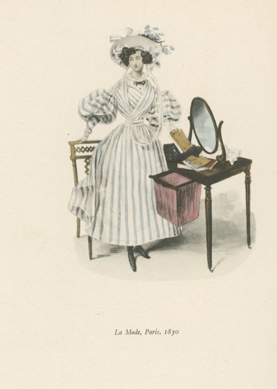 La Mode, Paris, 1830 by English School
