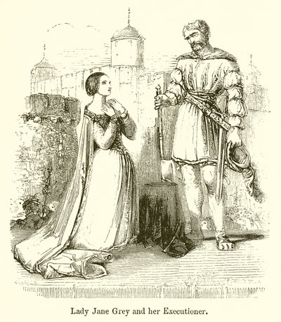 Lady Jane Grey and Her Executioner by English School