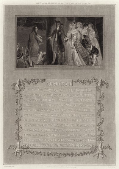Lady Mary Presented to the Prince of Orange by English School