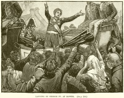 Landing of George IV at Howth by English School