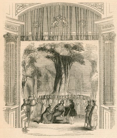Last scene in the play King John, Drury Lane Theatre, London by English School