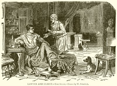 Lawyer and Client (The Study) by English School