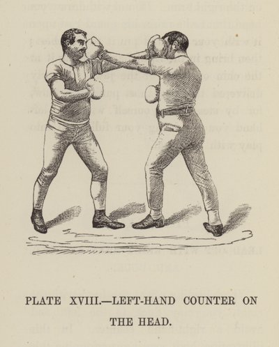 Left-hand counter on the head by English School