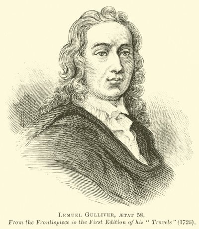Lemuel Gulliver, Aged 58 by English School