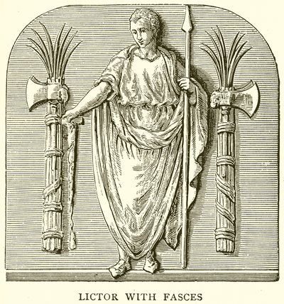 Lictor with Fasces by English School