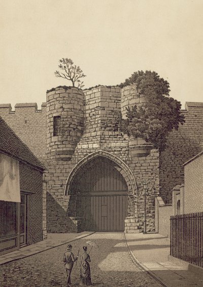 Lincoln, Castle Gateway by English School