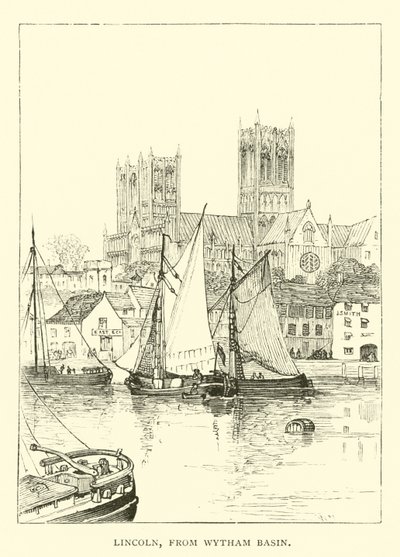 Lincoln, from Wytham Basin by English School