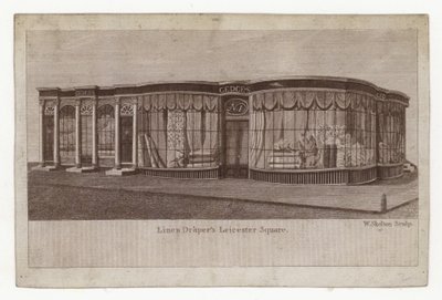 Linen Draper, Gedges, Trade Card by English School