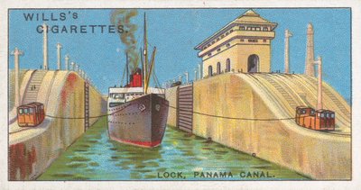 Lock, Panama Canal by English School