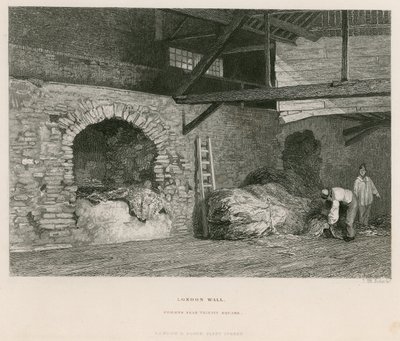 London Wall, Remains near Trinity Square by English School