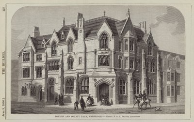 London and County Bank, Cambridge, Messrs F and H Francis, Architects by English School