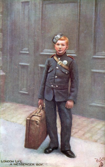 London messenger boy by English School