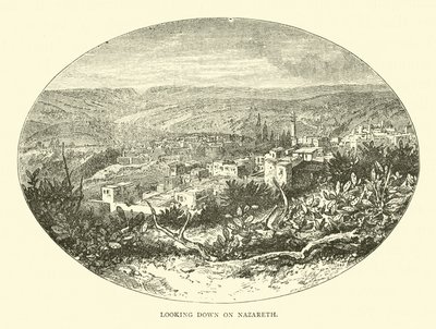 Looking down on Nazareth by English School