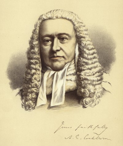 Lord Chief Justice Cockburn by English School