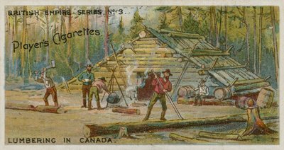Lumbering in Canada by English School