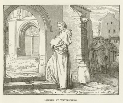 Luther at Wittenberg by English School