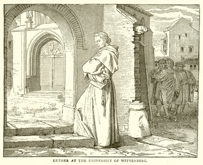 Luther at the University of Wittenberg by English School