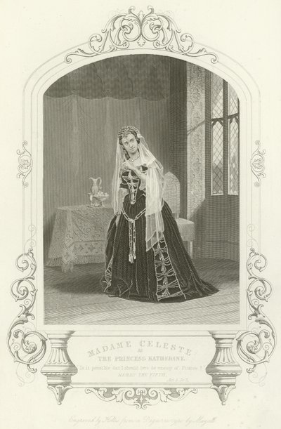 Princess Katherine, Henry V, Act V, Scene II by English School