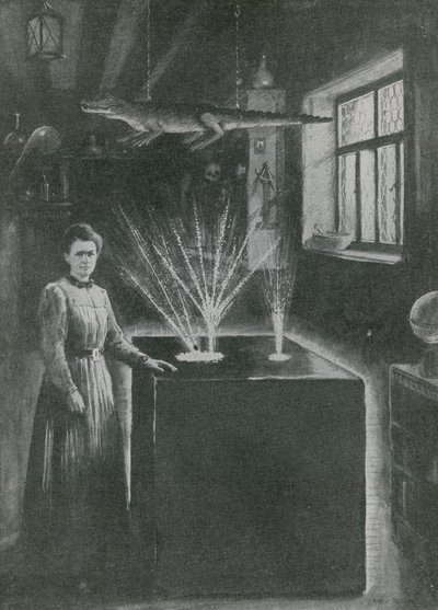 Madame Curie, the Modern Alchemist by English School