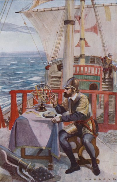 Magellan on His Way to Fame by English School