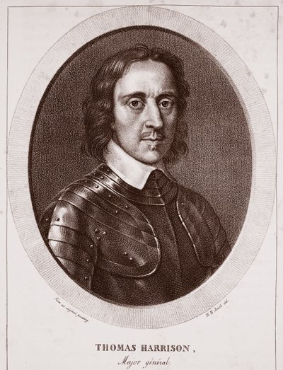 Major General Thomas Harrison, engraved by de Langlume by English School