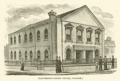 Manchester-Street Chapel, Oldham by English School