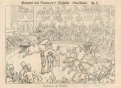 Manners and Customs of The English: The Circus at Astley