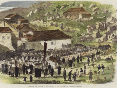 Manners and Customs of the Chinese in 1859 by English School