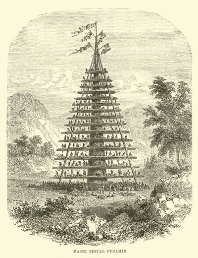 Maori Festal Pyramid by English School