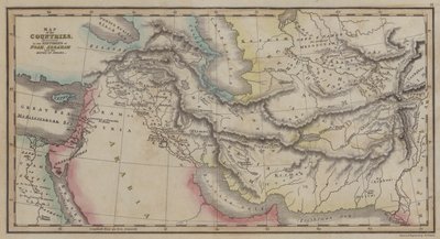Map of Countries, mentioned in the Histories of Noah, Abraham and the Kings of Israel by English School