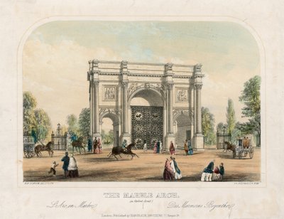Marble Arch, Oxford Street, London by English School