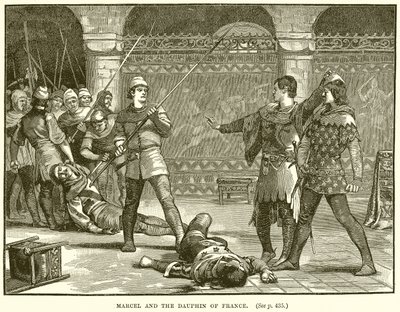 Marcel and the Dauphin of France by English School