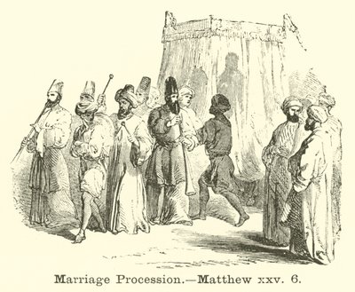 Marriage Procession by English School