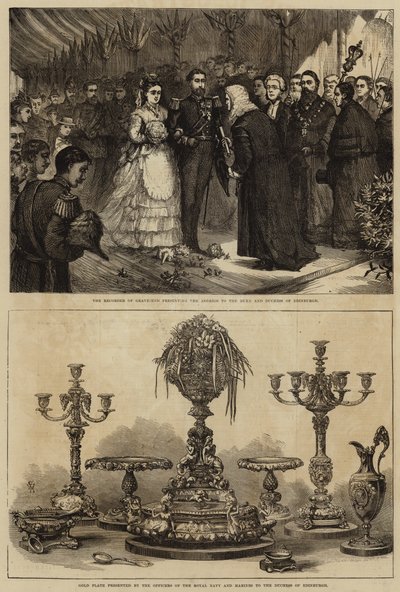 Marriage of Maria Alexandrovna and the Duke of Edinburgh by English School