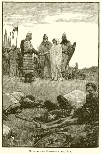 Marriage of Strongbow and Eva by English School