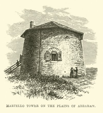 Martello Tower on the Plains of Abraham by English School