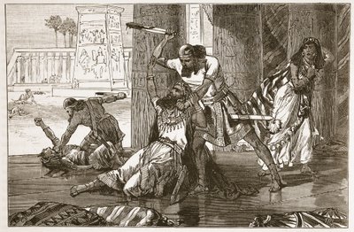 Massacre of the Hivites by Simeon and Levi by English School