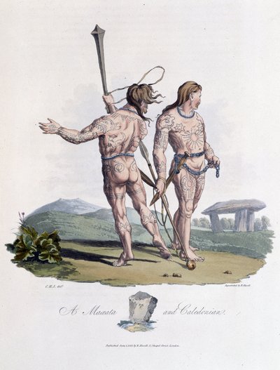 Maxata and Caledonian with painted body - in 