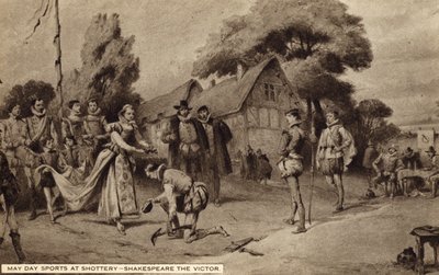 May Day Sports at Shottery, William Shakespeare the victor by English School