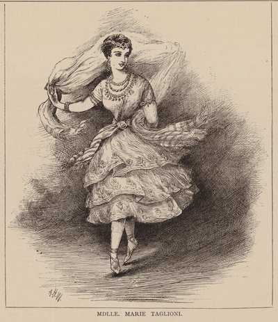 Mdlle Marie Taglioni by English School