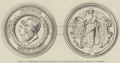 Medal to Commemorate the Silver Wedding of the Crown Prince and Princess of Germany by English School