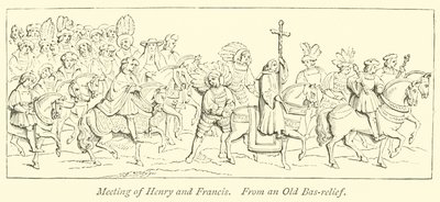 Meeting of Henry and Francis by English School