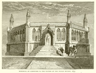 Memorial at Cawnpore to the Victims of the Indian Mutiny, 1857 by English School