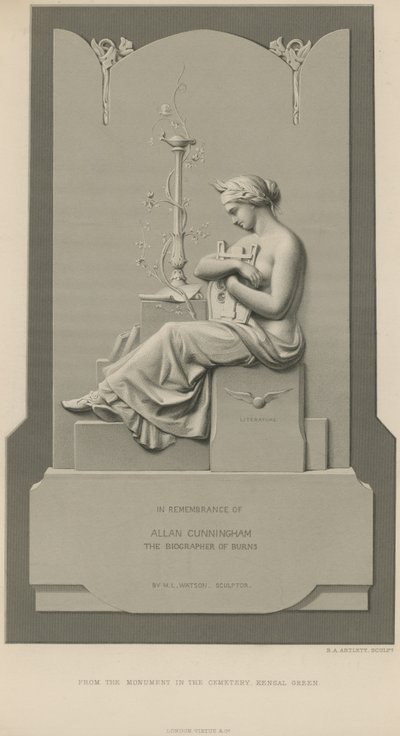Memorial in Remembrance of Allan Cunningham by English School