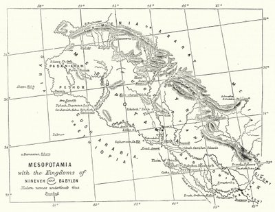 Mesopotamia with the Kingdoms of Nineveh and Babylon by English School