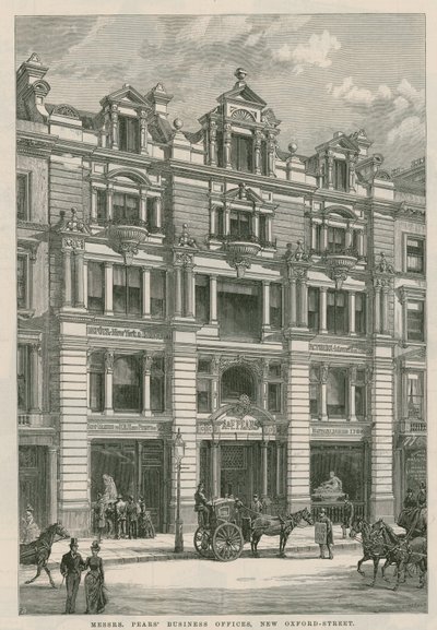 Messrs Pears business offices, New Oxford Street, London by English School