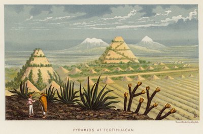 Mexico: Pyramids at Teotihuacan by English School
